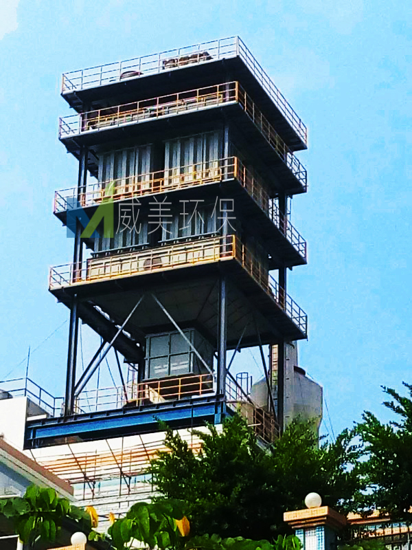 高性能纤维生产线湿式电除尘器第二台